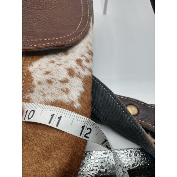 Myra Bag Leather & Wool Tote Backpack With Tassel Accent - Picture 6 of 14